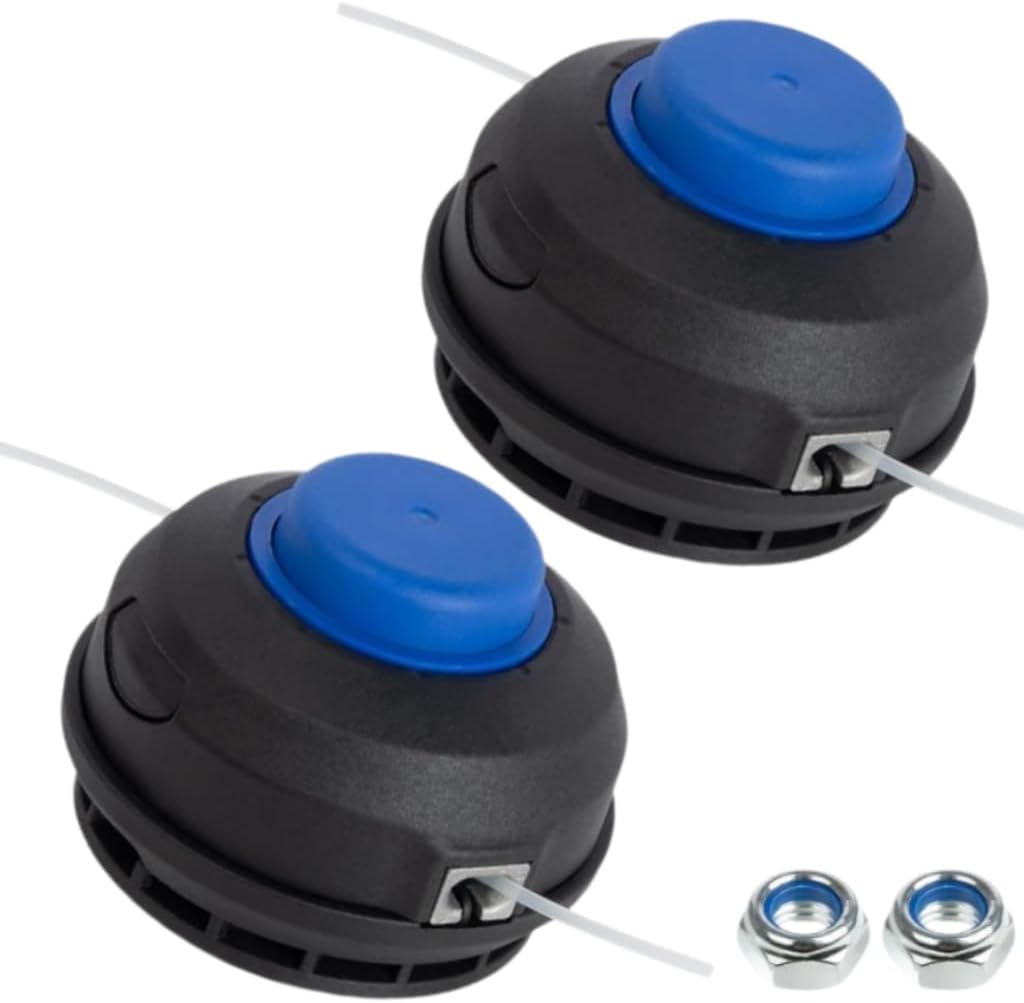 KLS 124-03 Bump Spool Trimmer Head Compatible with Kobalt 24V String Trimmer KST 2224B-03,1124B-03, 2024A-03, 4024A-03, 4024AB-03 Replace 1504979, 1157557, 1137837, 856456, 3488480 (2 Pack)