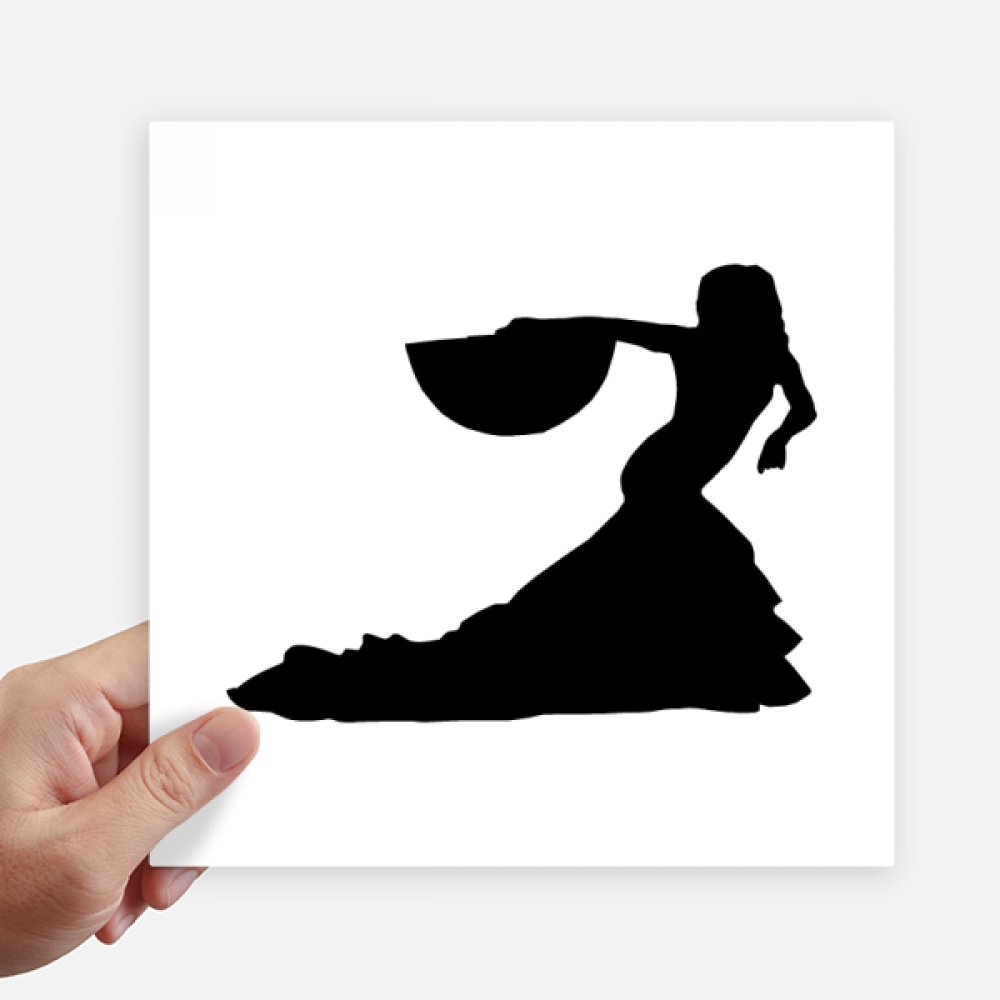 Stickers Fan Dancer Quadrille 20CM pour personnaliser votre valise et moto