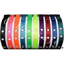 3/4" Wide Nylon Replacement Collar w/Heavy Duty Buckle - FITS PetSafe PIF-275, Microlite & Many Other Modules Requiring 2-Holes 1-3/16 Apart to Attach - PLS Read Listing - View Photos