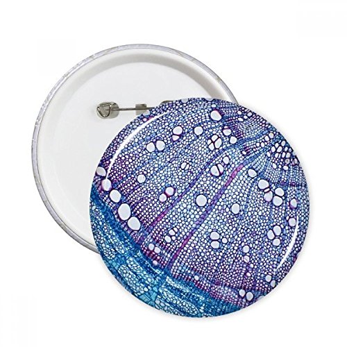 Badge rond motif cellulaire bleu haute définition S