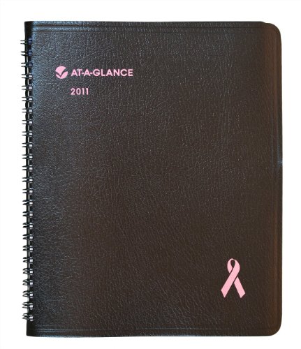 AT-A-GLANCE 76PN0805 QuickNotes Special Edition Monthly Planner, 7 1/4 x 9 1/8, Black/Pink, 2016