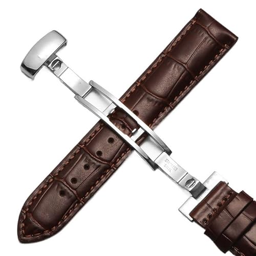 NTALJC Leather Watch Strap For Tissot 1853 Le Locle T41 Gentleman Seastar Carson Heritage