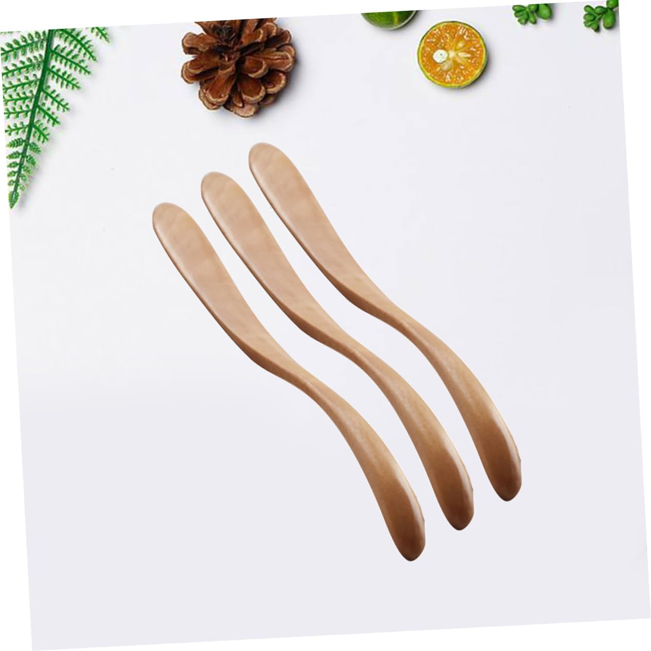 Wood Butter Cutter 3Pcs Wooden Slicing Spreader for Cream Butter