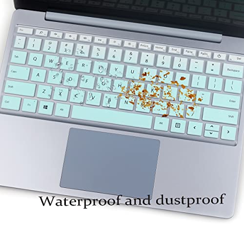 2 peças de capa de teclado para laptop Microsoft Surface Go - 12,5 polegadas versão 2021 2020 tela s