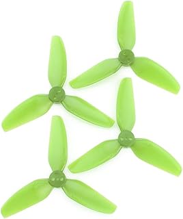 HQProp DP T2.5X2.5X3 PC Propeller (Set of 4 - Light Green) - 1.5mm - Black