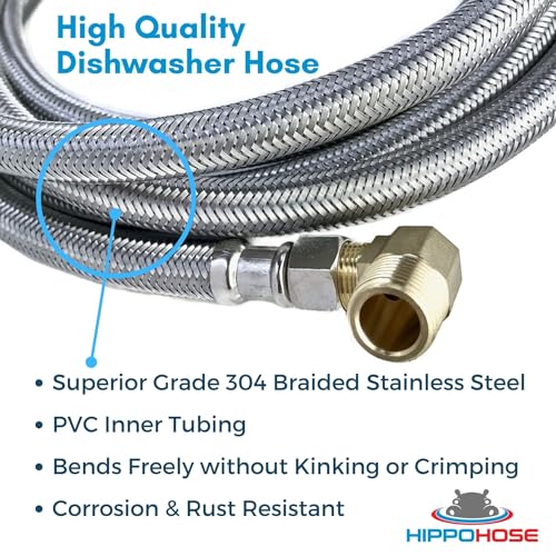Hippohose HHDISH10 Dishwasher Water Hose Kit thumb #2