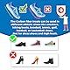 Kohlefaser-Einlegesole 1 Paar, Carbon Fiber Insoles, Starre Kohlefaserschuheinsatz 1Pair für Schmerzlinderung und Verletzungsrasen (26,5cm-EU(W42-42,5/M42,5-43))