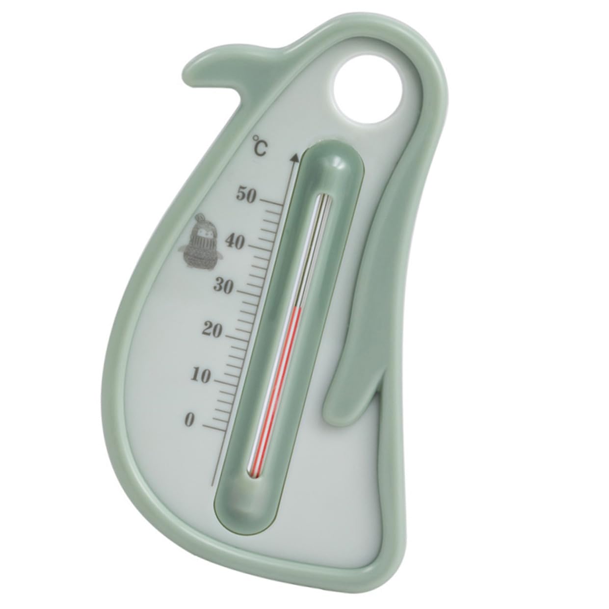 SECFOU Bath Thermometer Penguin Shape for and, Cartoon Water Temperature Measurement Tool, Floating Tub Thermometer for Safe Bathing Random Color Random Color