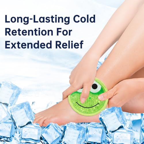 Image of Gel Ice Pack for Injuries 2 Packs Cute Reusable Hot Cold Gel Packs
