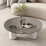 table basse cocktail scandinave Options de dessus de table bi-matière : choisissez entre une table en verre trempé épais qui est incassable et facile à nettoyer ou une dalle de marbre/pierre naturelle qui présente des motifs uniques, offrant une touche luxueuse au salon.