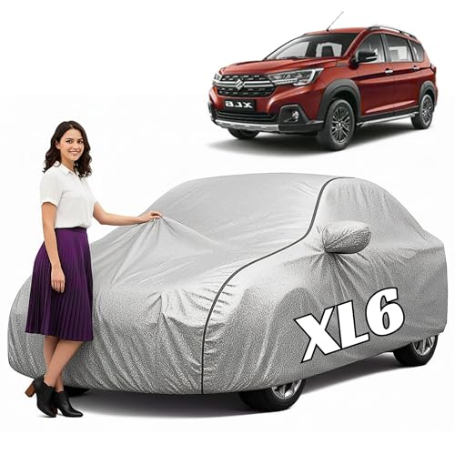 Image of 100% Waterproof Car Cover for Xl6 (All Models & Years) - Custom Fit with Mirror Pockets, Triple-Stitched, Soft Inner Lining, UV & Heat Resistant, Outdoor /Indoor Protection