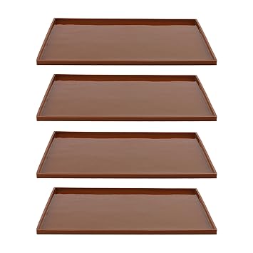 Fruit Dehydrator Mats, Multifunctional Silicone Dehydrator Trays BPA Free for Jerky for Biscuits for Frui