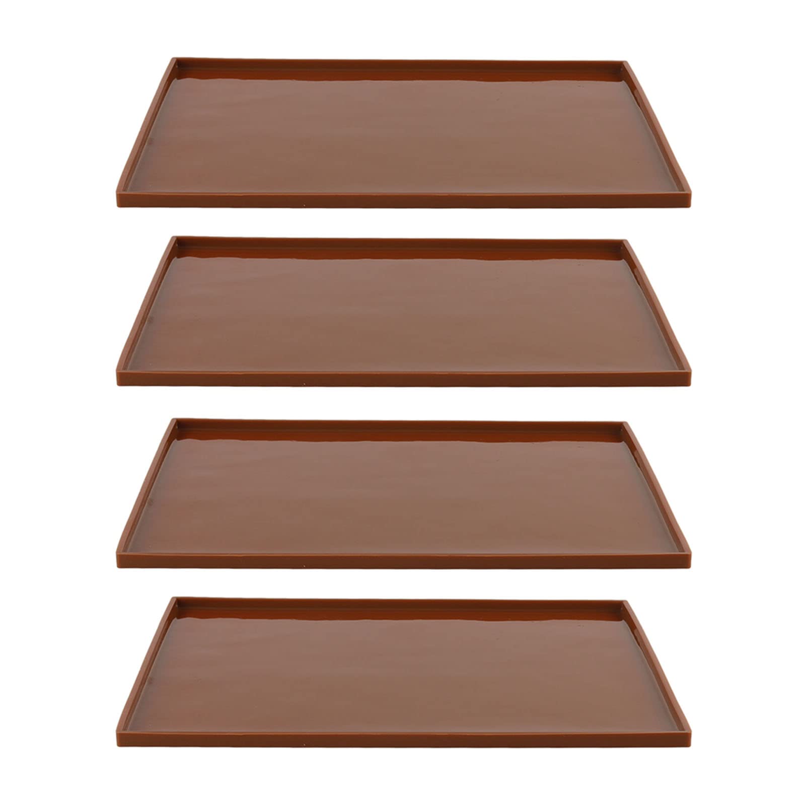 Fruit Dehydrator Mats, Multifunctional Silicone Dehydrator Trays BPA Free for Jerky for Biscuits for Fruit Leathers (Brown)-picture-22