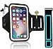 Produktbild Sportarmband Hülle, Armtasche Hülle Oberarmtasche, Schweißfeste Handytasche mit Schlüsselhalter, Kopfhörerloch und Verlängerungsband für iPhone 11 Pro/XS/X/8/7/6/6s bis zu 5,8"