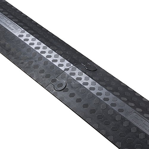 D-Line DO-2B765 Cable Protector, Heavy Duty Single Channel Drive Over Ramp, Protect Hoses and Cables Under Vehicle Traffic Up to 11.5T - 30in Length, 1.77in (W) x 0.78in (H) Cable Cavity - Black