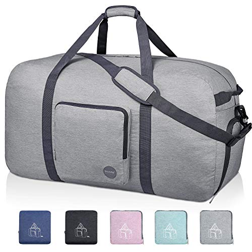 WANDF 32'' / 36" Foldable Duffle Bag 100L / 120L for Travel Gym