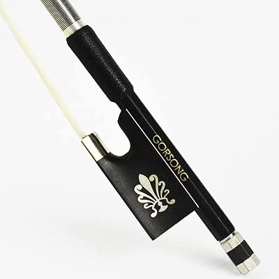 Carbon Fiber Violin Bow Full Size 4/4 Lightweight Fiddle Bow Ebony Frog Mongolian Horsehair