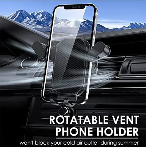 Orco Gravity Car Phone Holder, Upgraded Hook Clip Air Vent Mount with One-Button Quick Release & 360° Rotation - Image 2