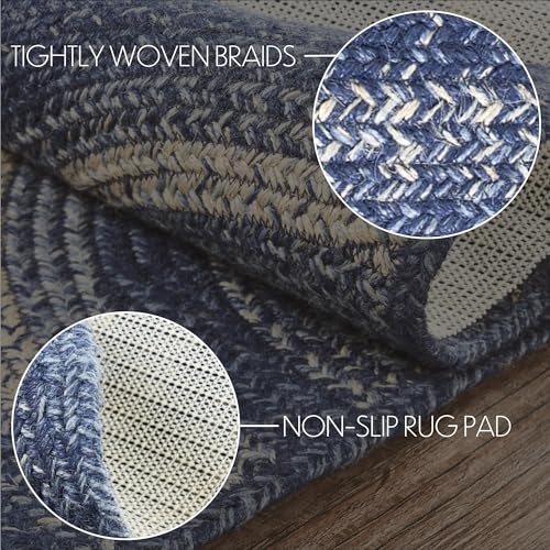 Tapete VHC Brands Great Falls Azul Rectangular 8.5x27 in miniatura 4
