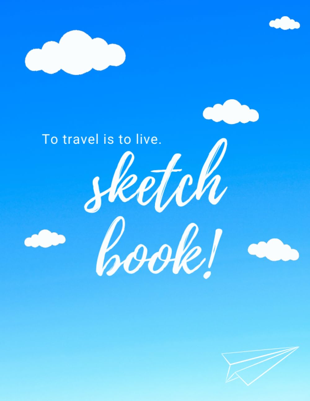 Sketch book carnet de croquis grand format 120 pages vierges pour dessin de voyage