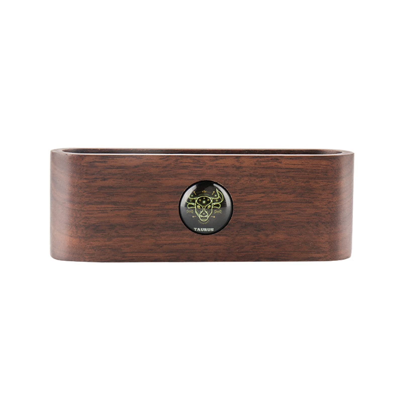 Wcxozerty Taurus Business Card Holder Constellation Business Card Holder Desktop For Office Home(Taurus)