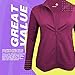 M&M SCRUBS Women's Ultra Soft Front Zip Warm-Up Scrub Jacket (Burgundy, Large)