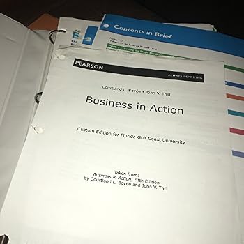 Hardcover-spiral Business in Action: Custom Edition for Florida Gulf Coast University Book