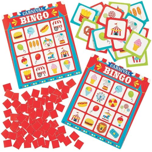 Juego Carnival Bingo para 16 personas miniatura 1