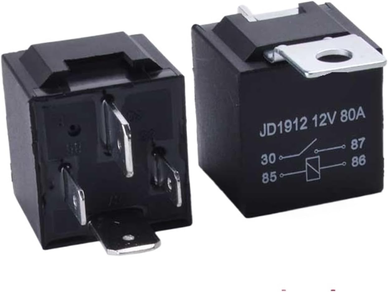 1PCS JD1912 Car Relay 12V 24V 80A 4Pin AMP SPDT Relay Car Starter Auto Relay Universal for Starter Motor Automotive Relay(24V 80A)