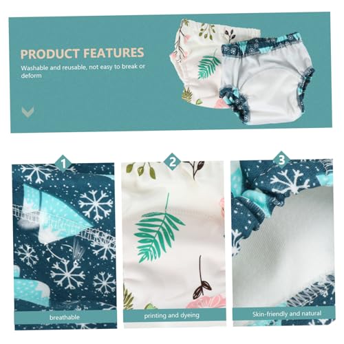 ifundom 2 Unidades Fraldas Bebê Calças Treinamento Fraldas Calças Treinamento Infantil Recém-nascido