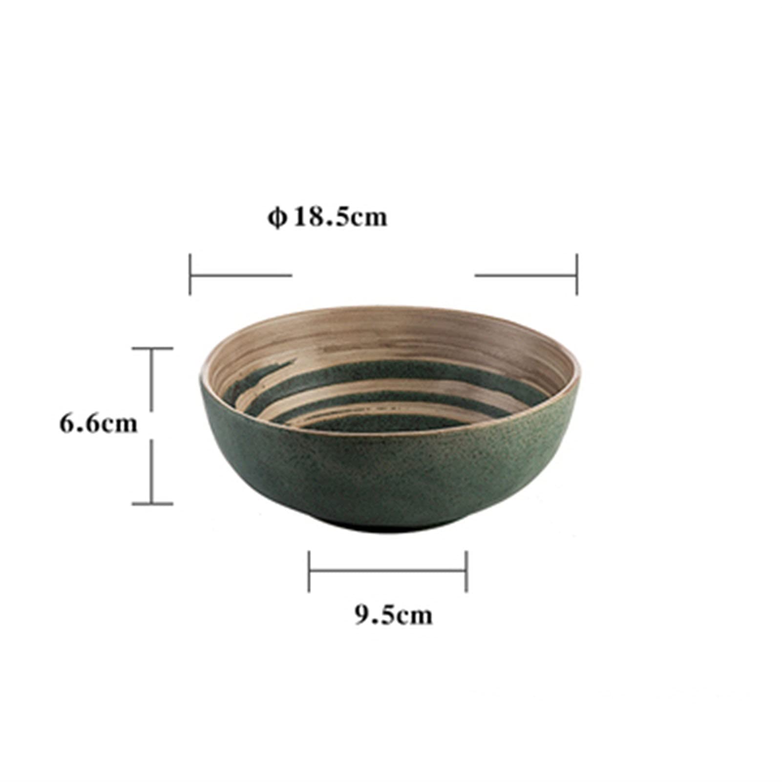 Mingmo Ryż, miski do zupy miska do serwowania makaronu miska kreatywna ceramiczna miska do zupy Ramen japońska miska Udon zastawa stołowa miski kuchenne (kolor: C)