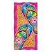 Flip Flop Design Beach Towel