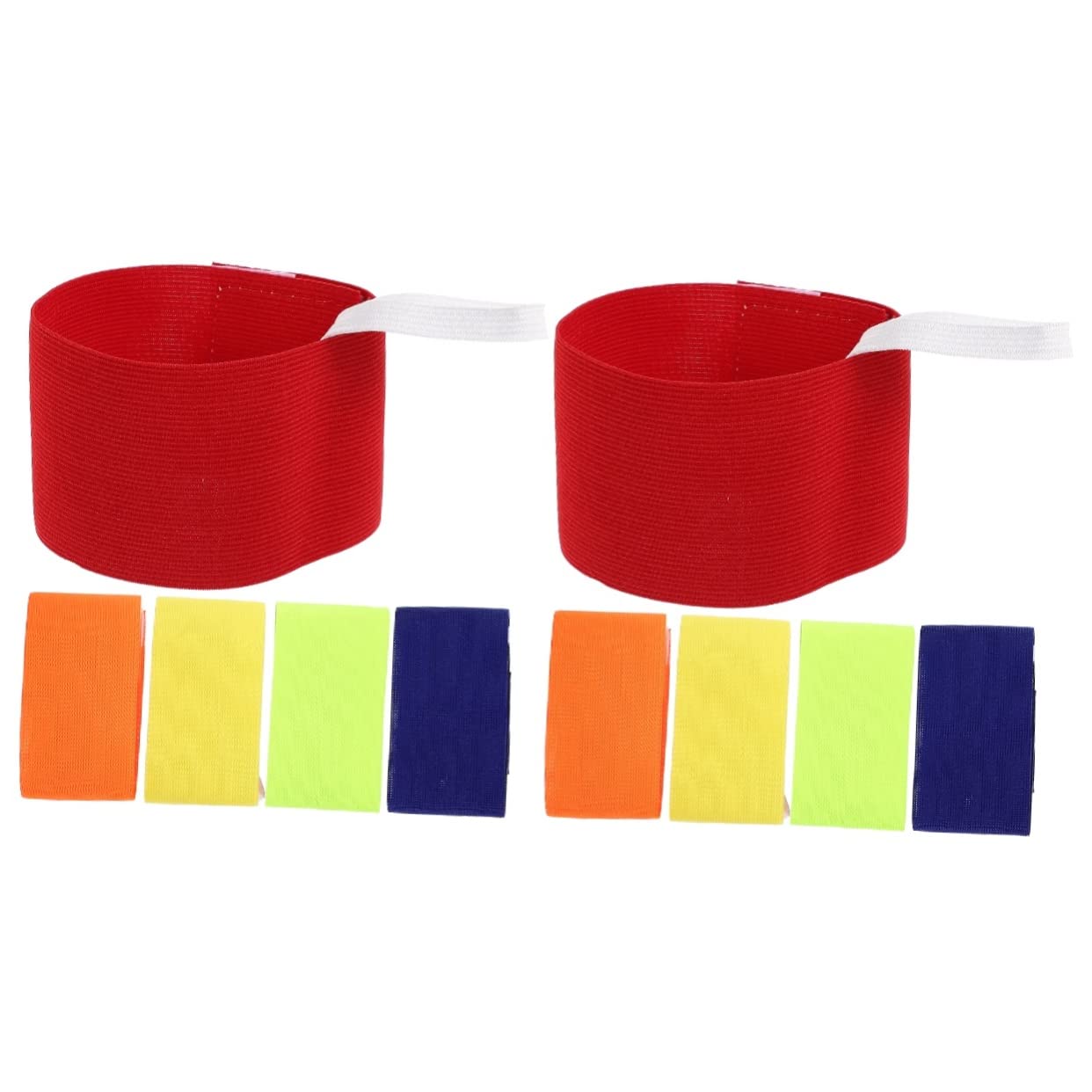 Toyvian 10pcs Soccer Captain Armbands Elastic Sports Arm Bands for Youth Adult Blank Football Training and Competition Sleeves for Team Activities Bright Colors for Visibility-image-45