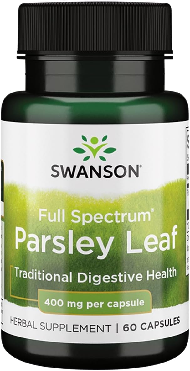 Swanson Full-Spectrum Parsley Leaf Extract (60 Capsules) 60 Count (Pack of 1)