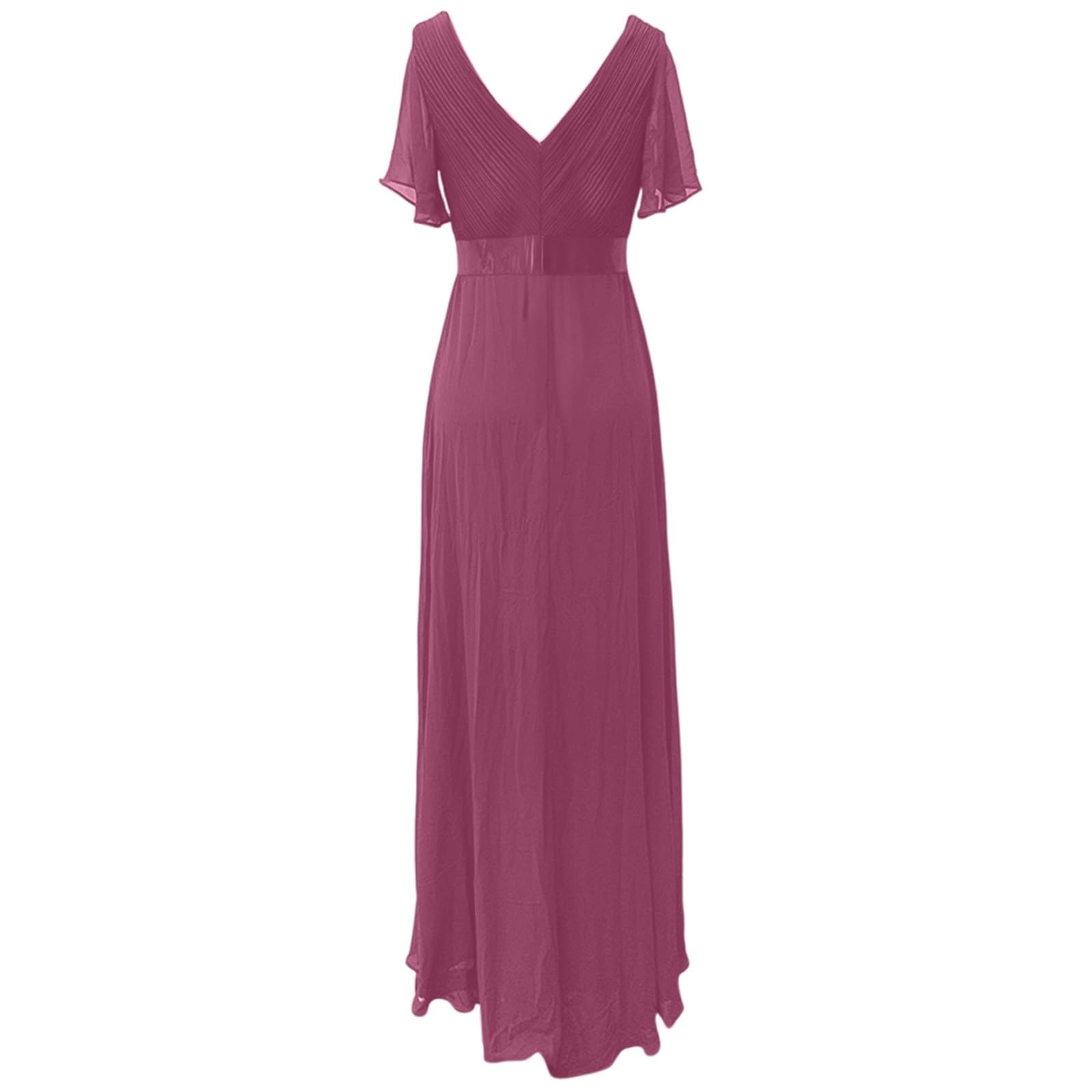 Vestido Casual de Verano Hecho a Mano con Volantes, Manga de Doble Capa, Gasa elástica, Vestido de Noche Formal de Talla Grande