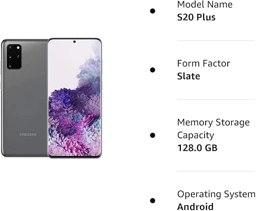 Miniatura 7 de Samsung Galaxy S20 5G versión estadounidense 128GB gris cósmico para T-Mobile renovado