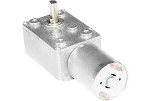 DC 12V 0.6 RPM 6mm Shaft Low Speed High Torque Turbine Worm Gear Motor