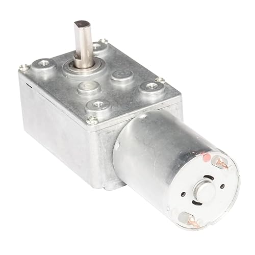 Motor de engranaje helicoidal de 12V 110rpm DC 0.4lb.in Mini Turbina Worm Reductor Motor Autobloqueo Micro Gear Motor Reversible