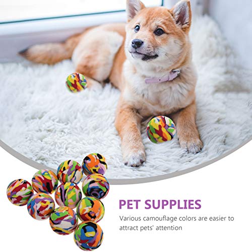 VILLCASE 10Pcs Interativo Brinquedos Do Gato Bola Colorida Rainbow Eva Bolas Gato Interessante Perse