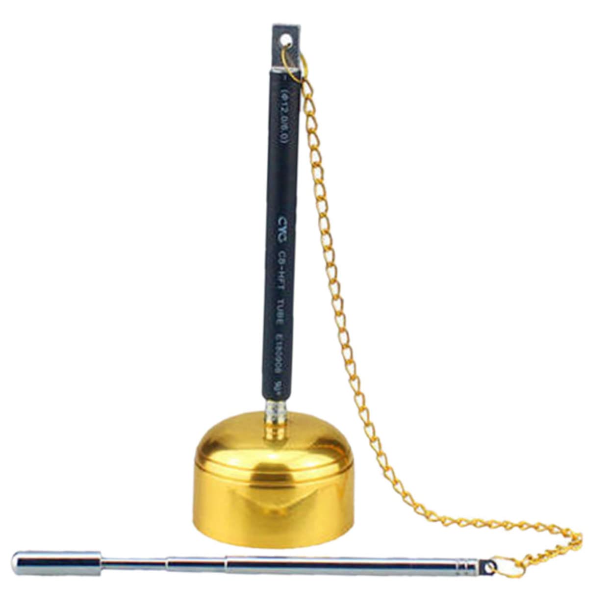 OFFSCH Buddhist Temple Accessory Hand Crafted Bronze Bell Prayer Bell Yin Qing