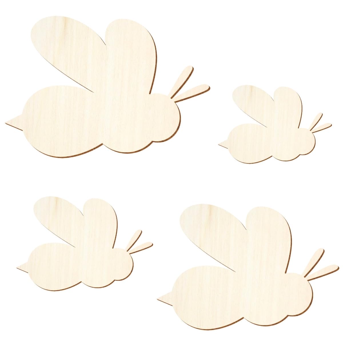 Holz Biene V1-3-50cm Breite - Basteln Deko, Größe:50cm, Pack mit:1 Stück