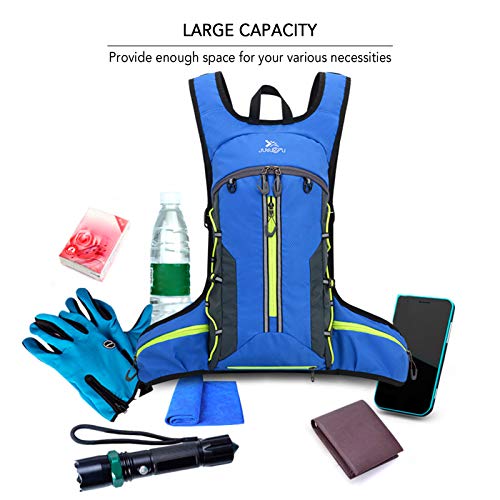 Pacote de ciclismo, Andoer Mochila leve dobrável para ciclismo com capa de capacete Esporte ao ar li