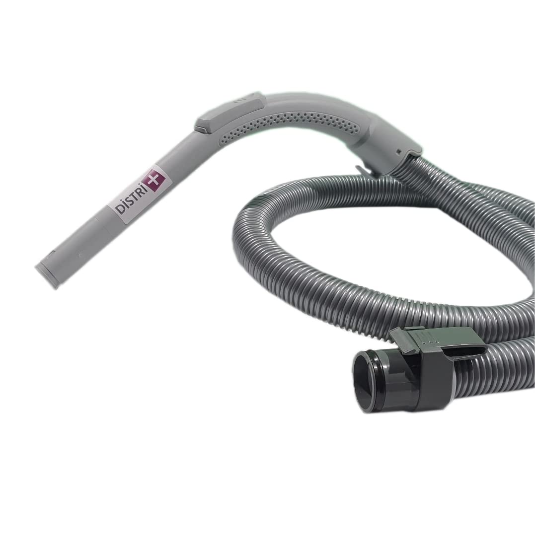 Flexible complet avec poignée plastique standard pour aspirateur Electrolux : Clario, Dolphin, Excellio, F1, GT, Ingenio, Las'air, Oxygen, Silence, etc - Longueur : 1,8m - Diamètre : 32mm