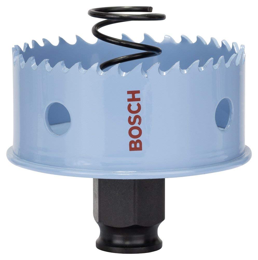Bosch Black/Blue Professional Hole Saw Special For Sheet Metal (For Stainless And Steel Sheets, Ø 60 Mm, Accessories For Drills)