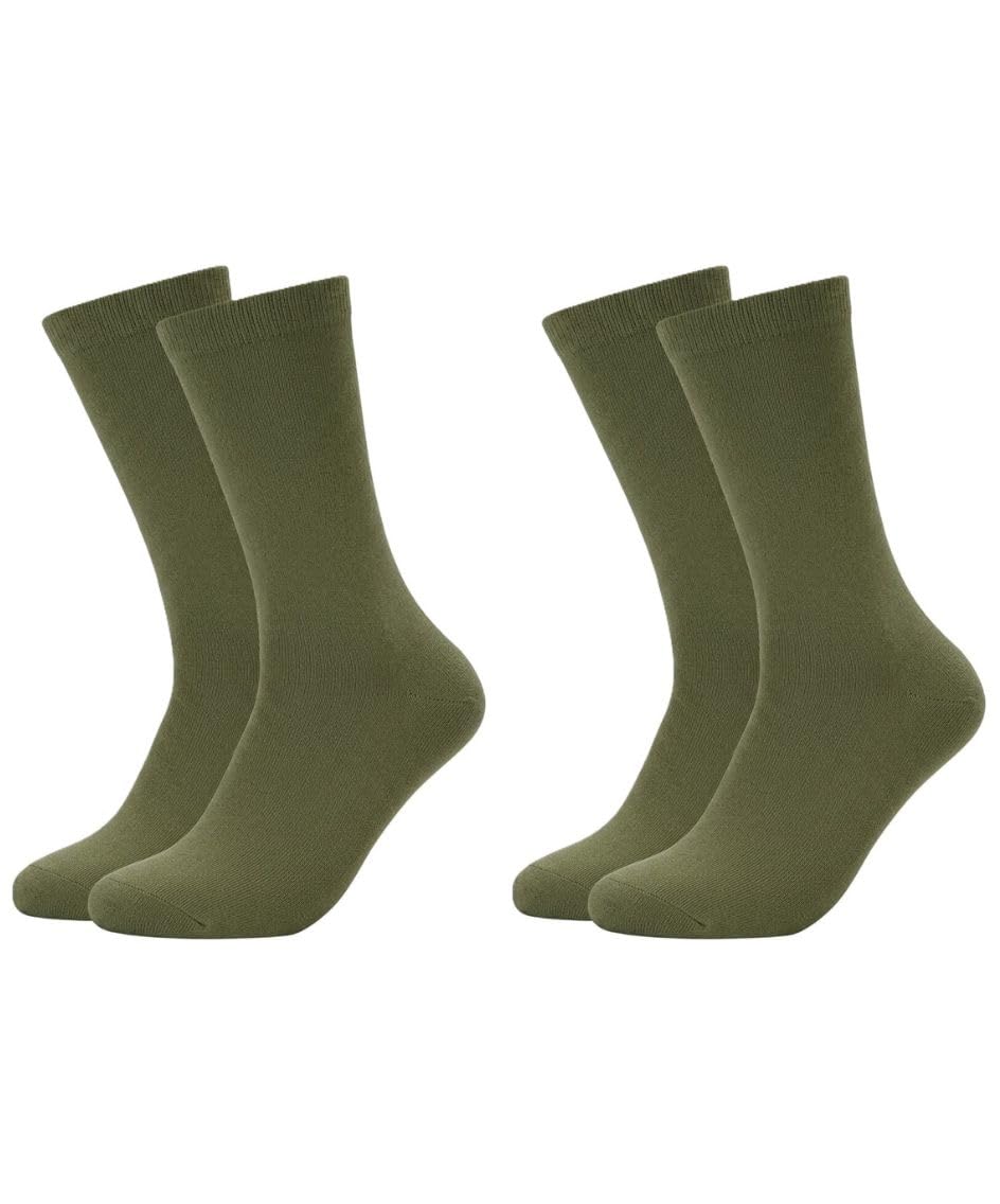 mukhaksh (2 Pairs Men Cotton Calf Length Crew Length Long Socks-picture-13