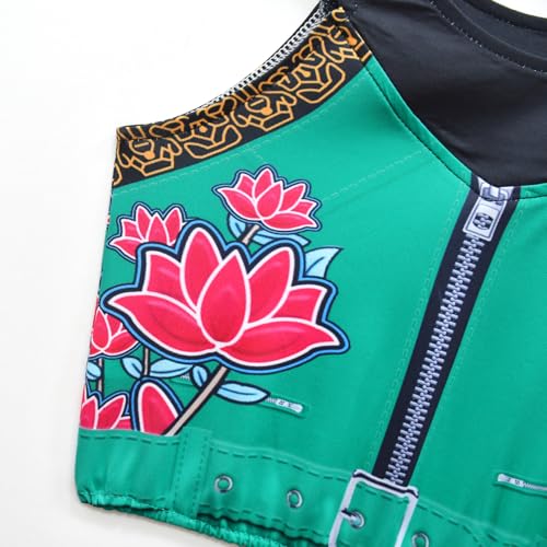 Kids Girls Singer Outfits Halloween Fancy Stage Clothes Merch 4-14Years3