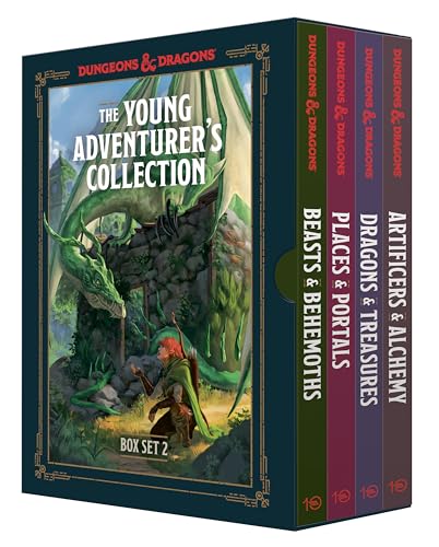 The Young Adventurer's Collection Box Set 2 (Dungeons & Dragons 4-Book Boxed Set): Beasts & Behemoths, Dragons & Treasures, Places & Portals, ... & Dragons Young Adventurer's Guides)