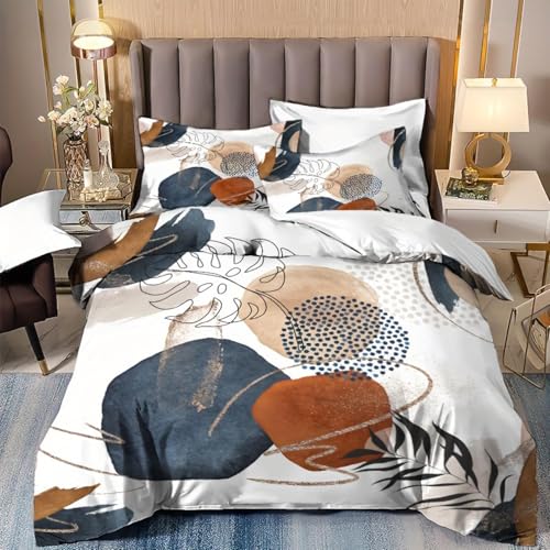 Housse de couette en polyester zippée pour simplifier le lit au quotidien