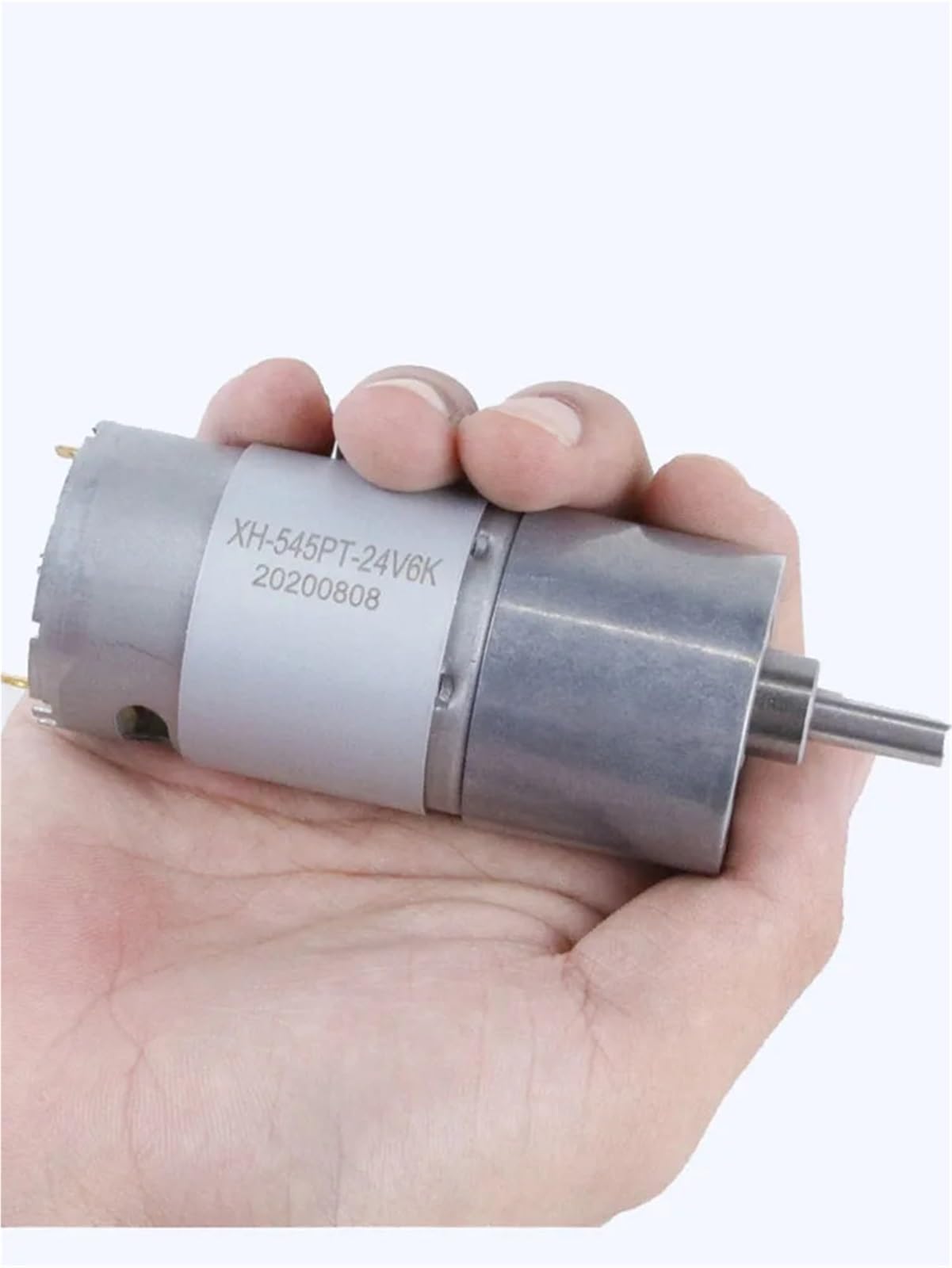 Moteur à engrenages cc 24V 12V 37mm, couple élevé, puissance JGB37-545, petit moteur, micro engrenage, régulation de vitesse, moteur à basse vitesse(952rpm,24VMotor and Bracket)