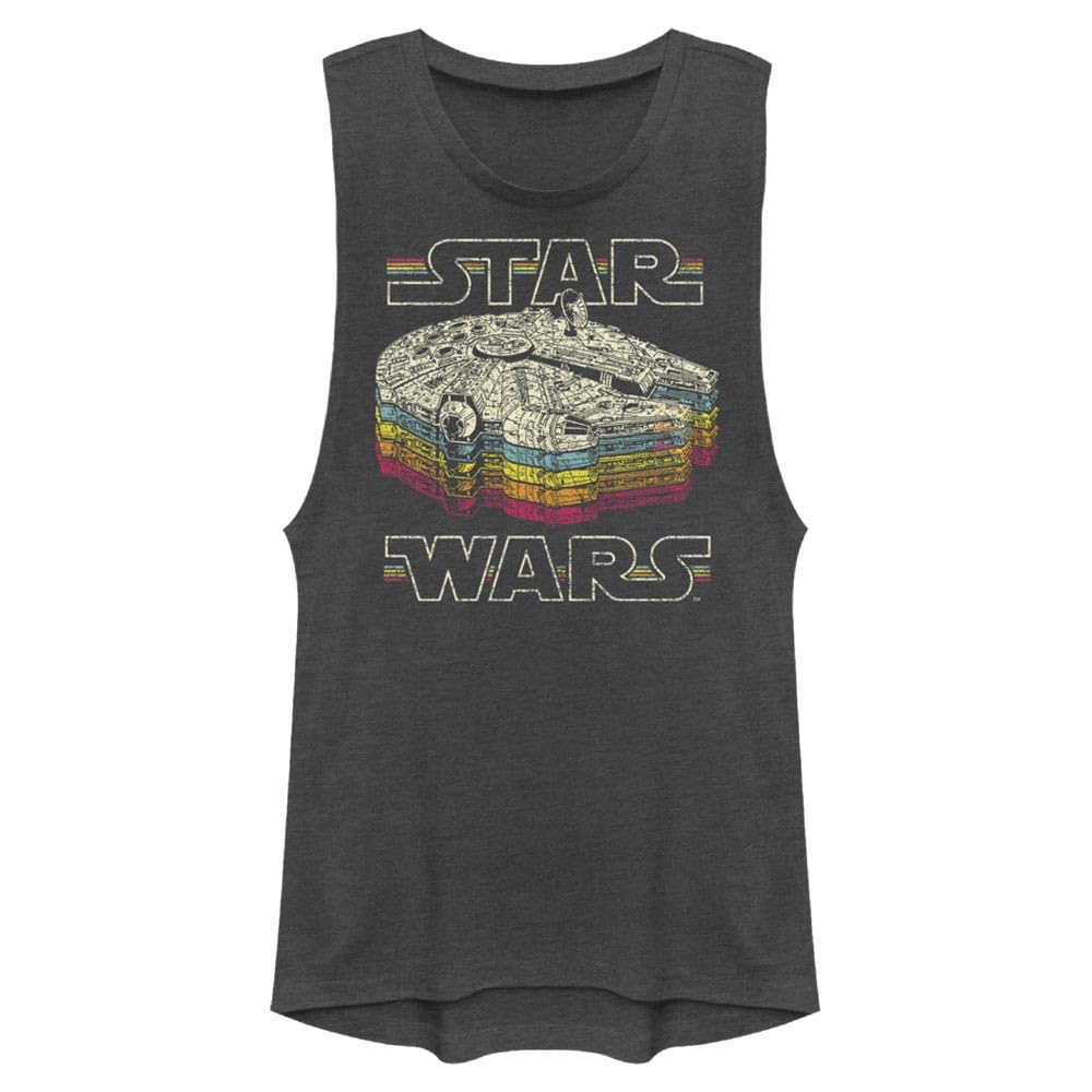 Camiseta Star Wars color retro de mujer ideal para lucir en festivales y quedadas casuales 2